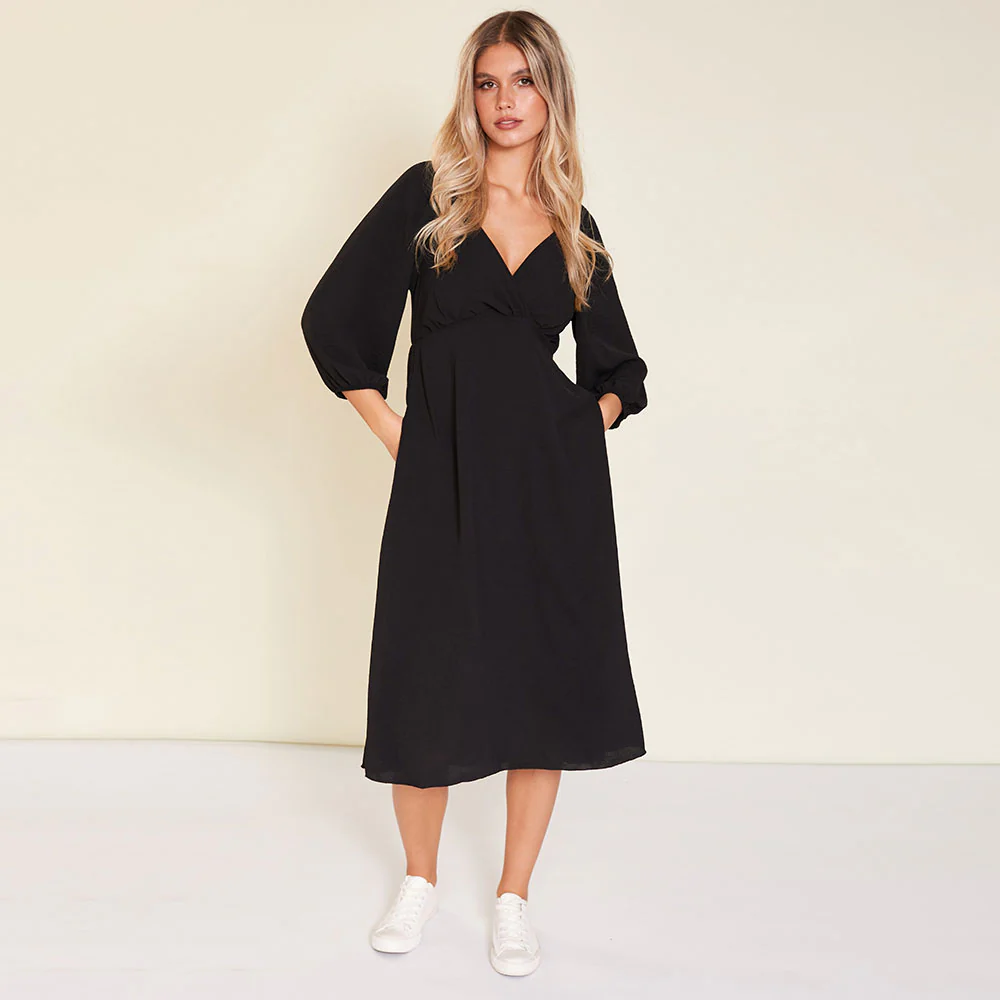 Reece Dress (Black) - Image 4