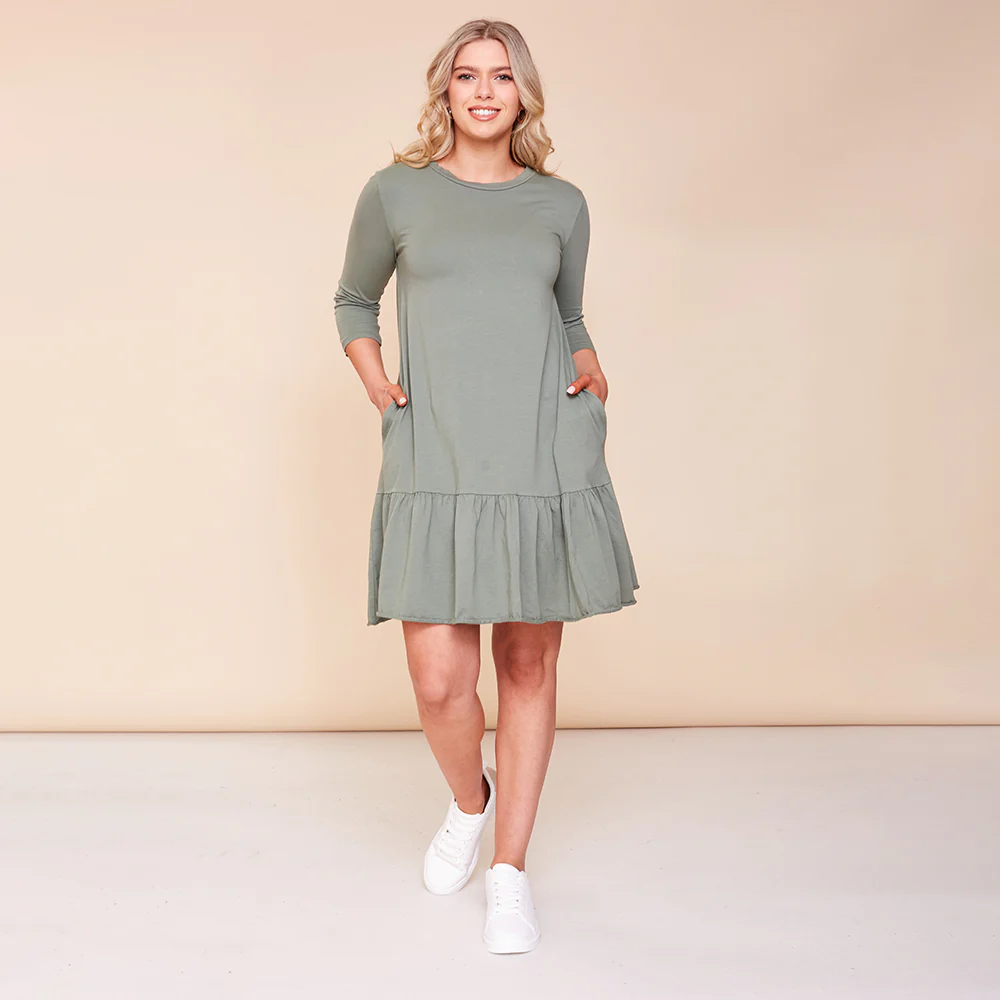 Reece Dress (Khaki)
