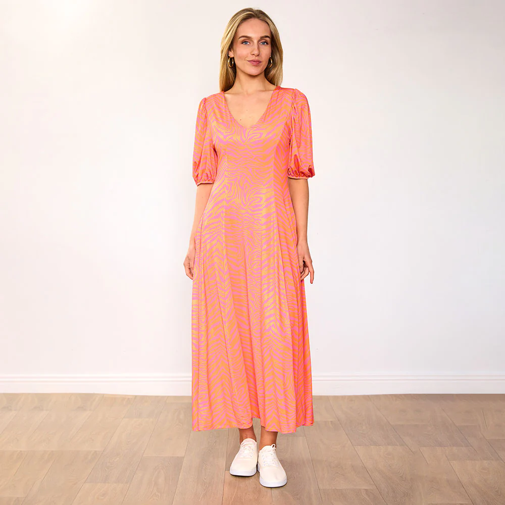 Regina Dress (Orange) - Image 2