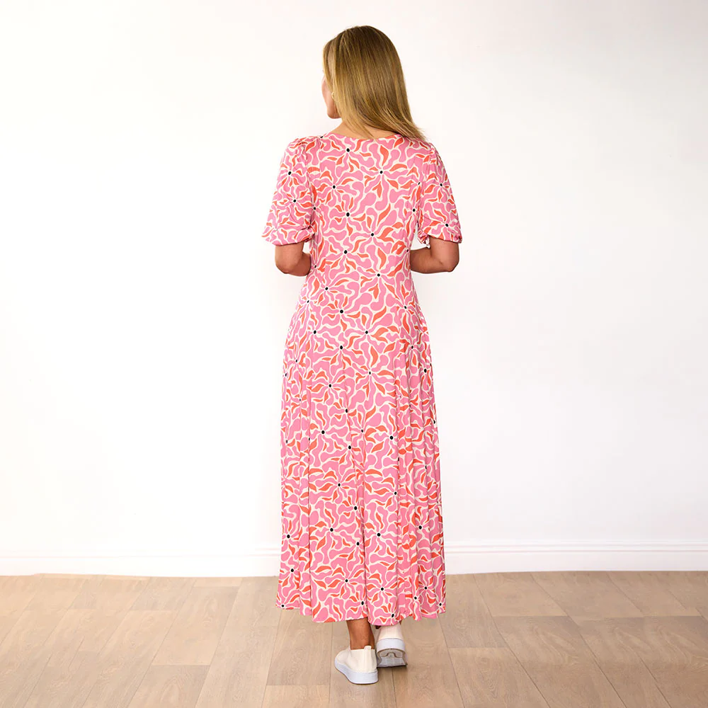 Regina Dress (Pink Coral) - Image 7