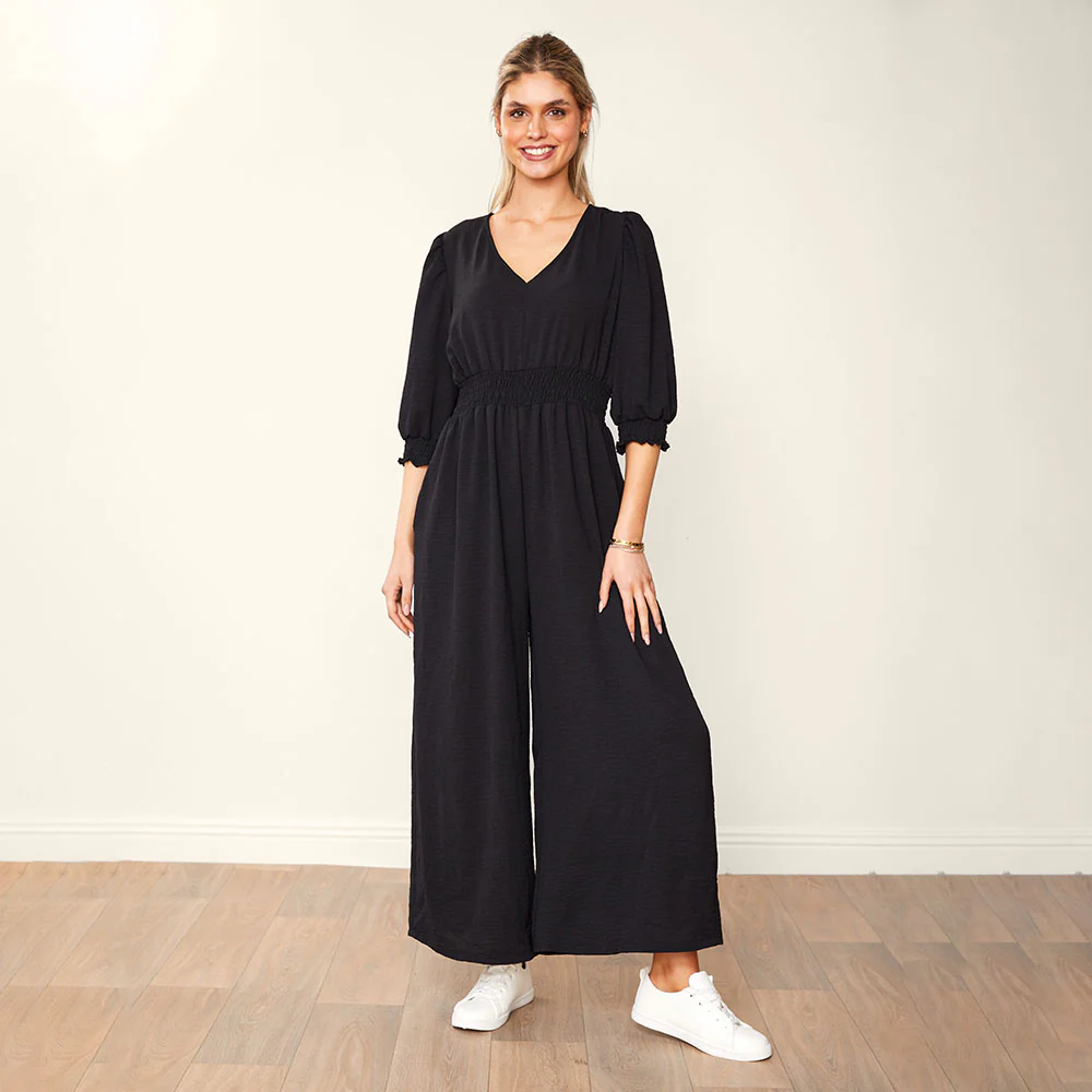 Regina Jumpsuit (Black) - Image 3