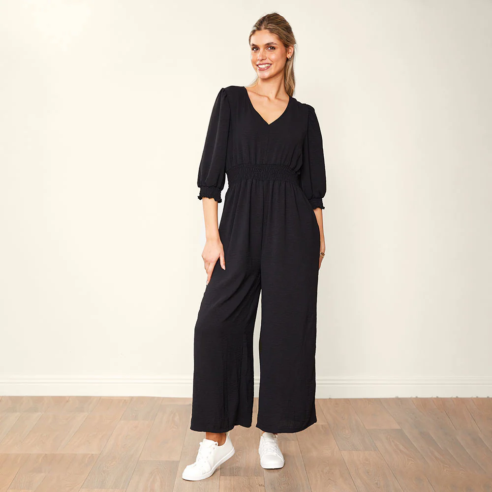 Regina Jumpsuit Black & Lilac (2 for €68) - Image 8