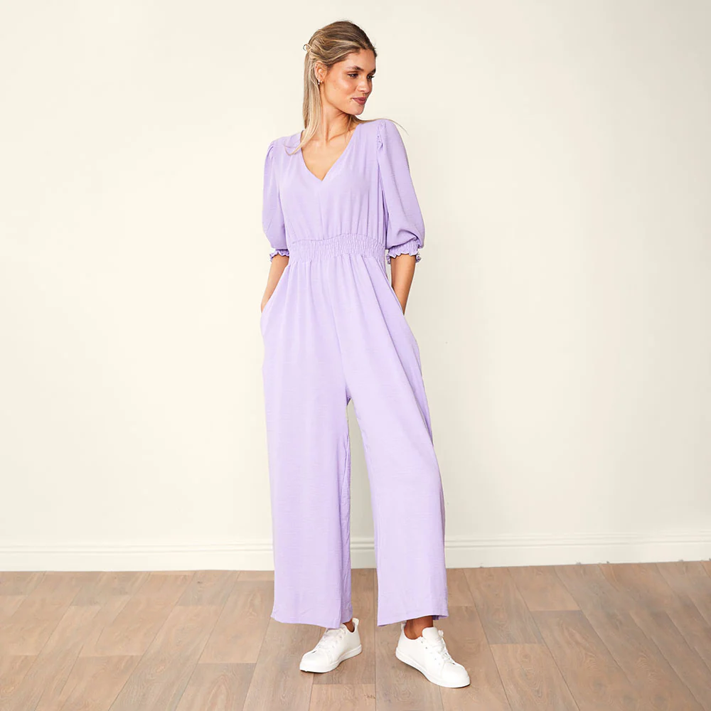 Regina Jumpsuit (Lilac) - Image 4