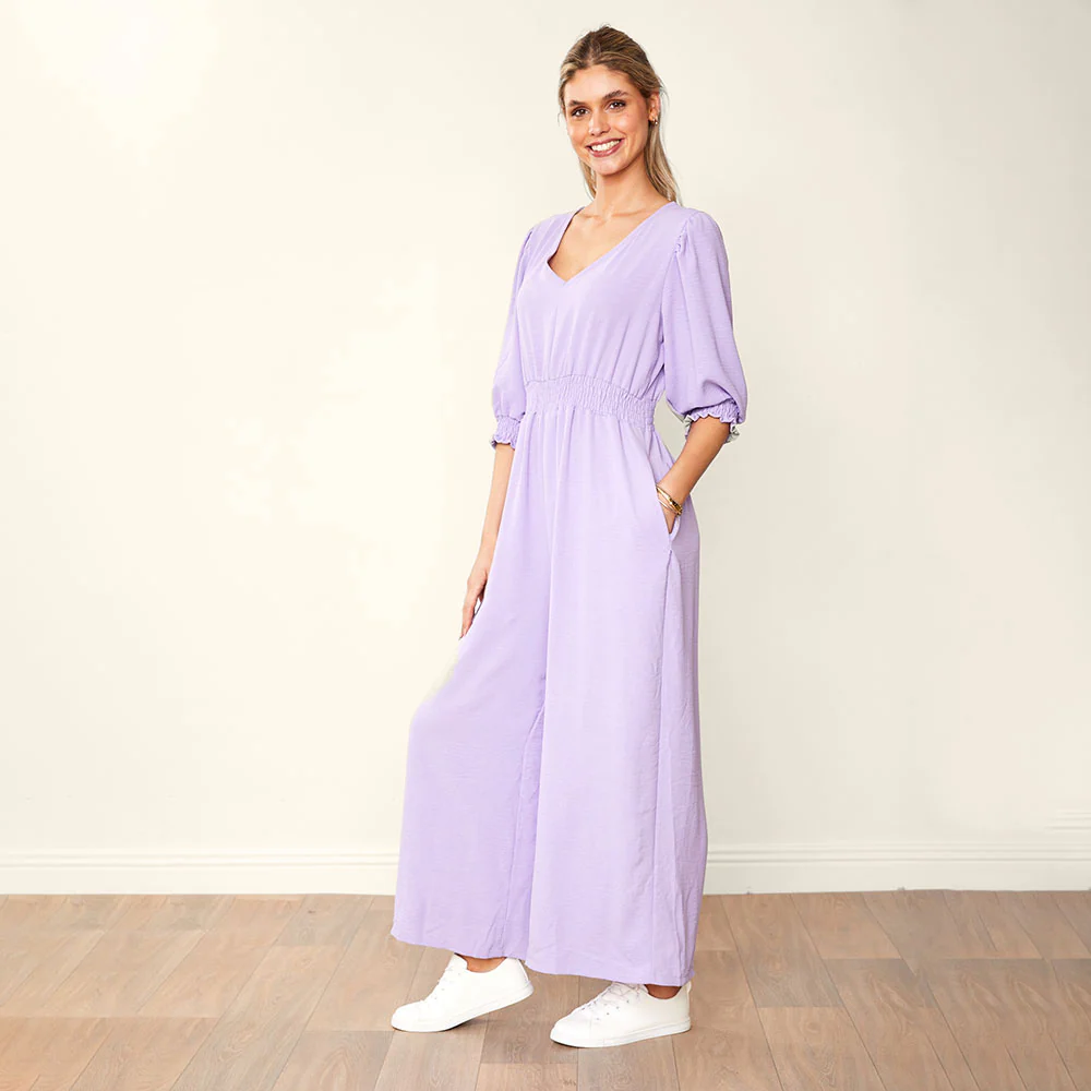 Regina Jumpsuit (Lilac) - Image 9