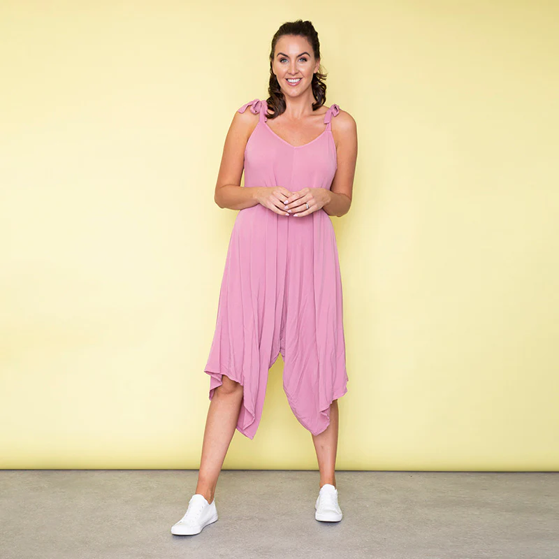 Frankie Relaxed Fit Jumpsuit (Rose) - Image 5