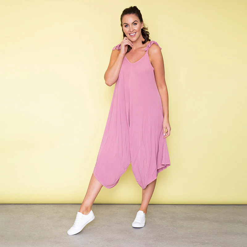 Frankie Relaxed Fit Jumpsuit (Rose) - Image 6