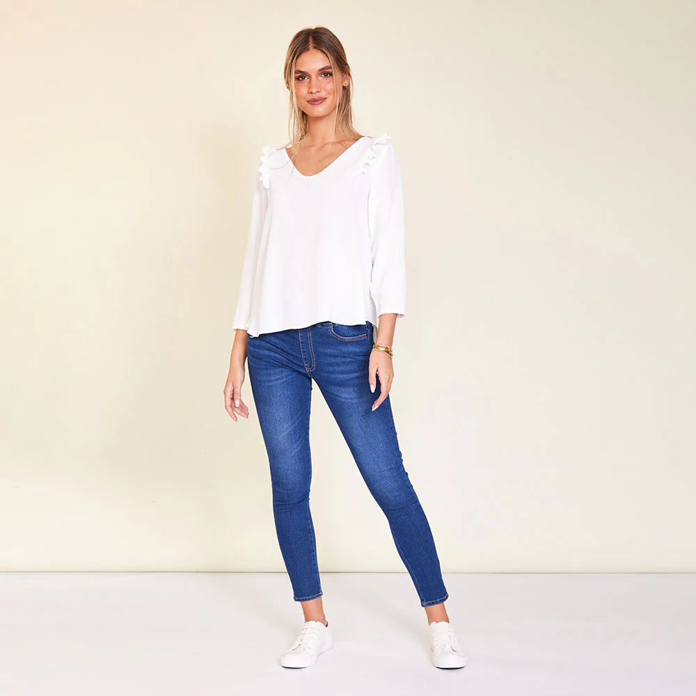 Rhea Top (White) - Image 7