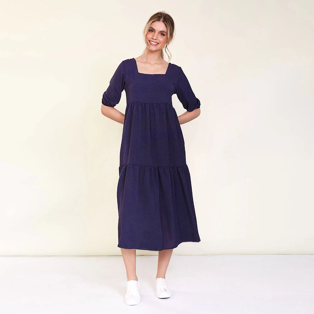 Robyn Dress (Navy) - Image 2