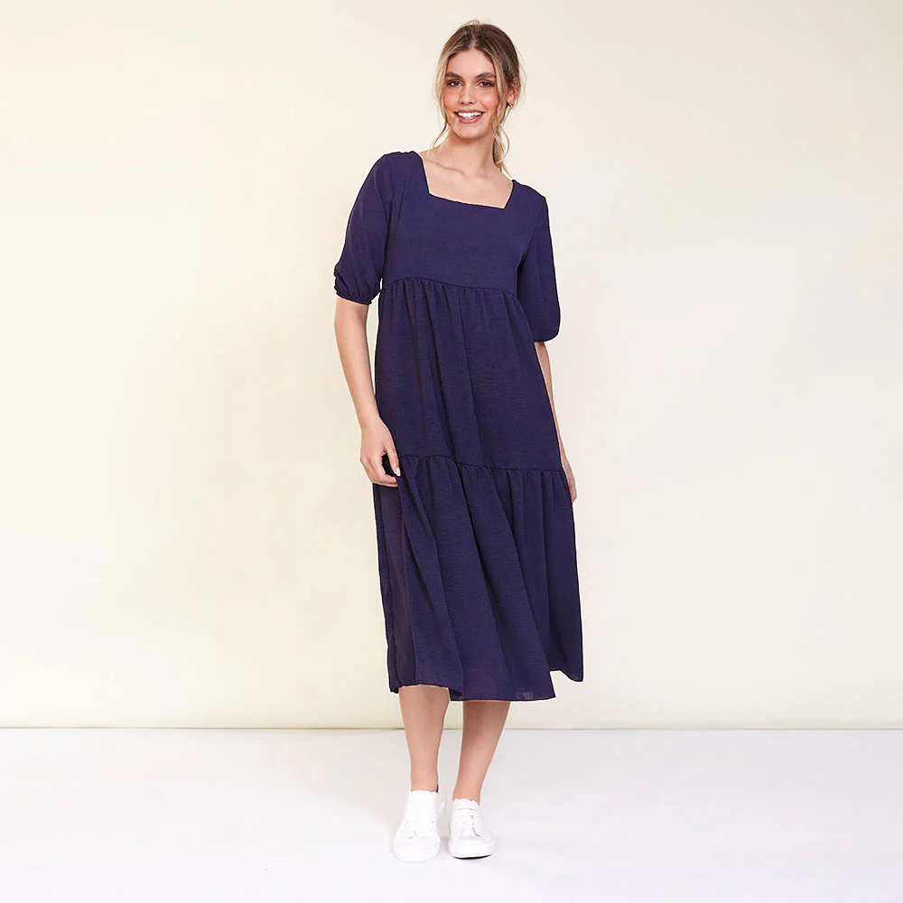 Robyn Dress (Navy) - Image 4
