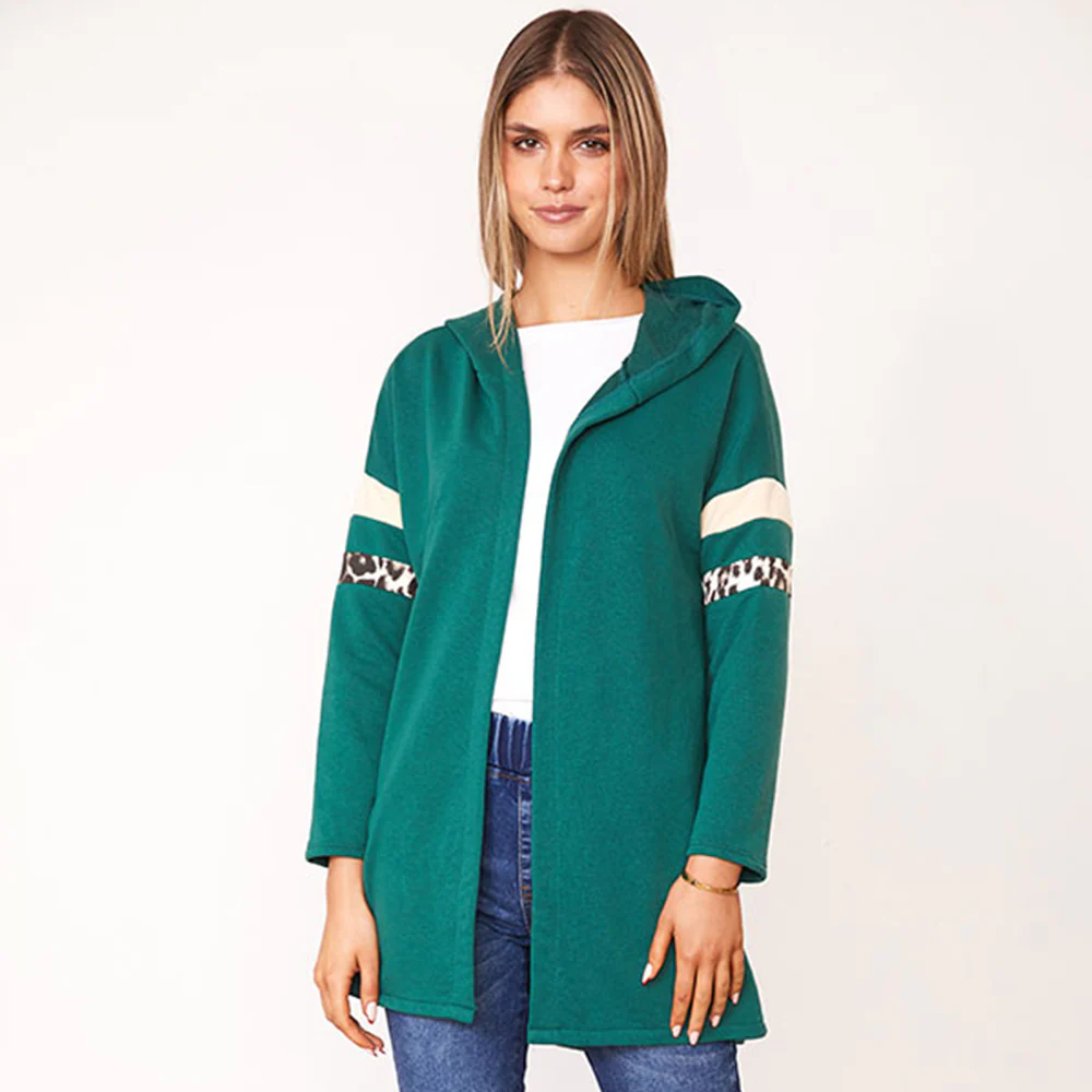 Rosie Hoody (Green/Cream)
