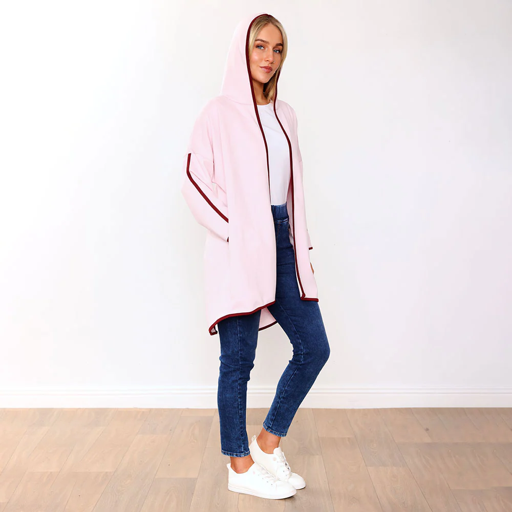 Rosie Hoody (Pink/Wine Trim) - Image 16