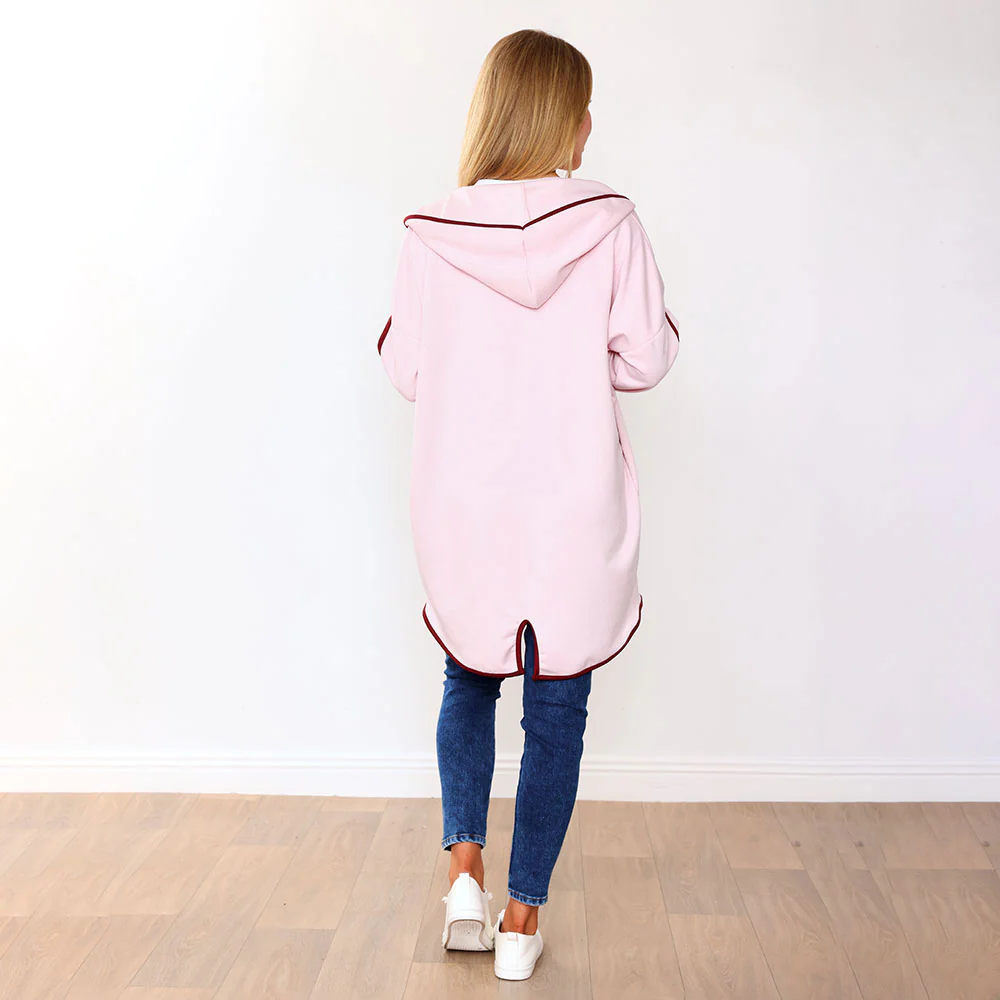 Rosie Hoody (Pink/Wine Trim) - Image 17