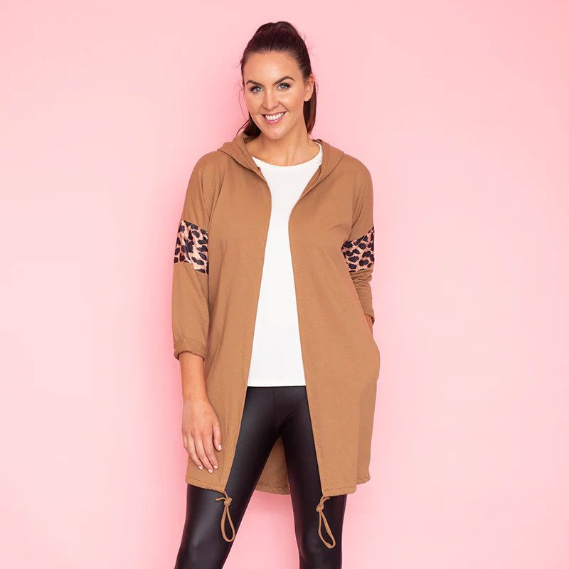 Rosie Leopard Hoody (Butterscotch) - Image 3
