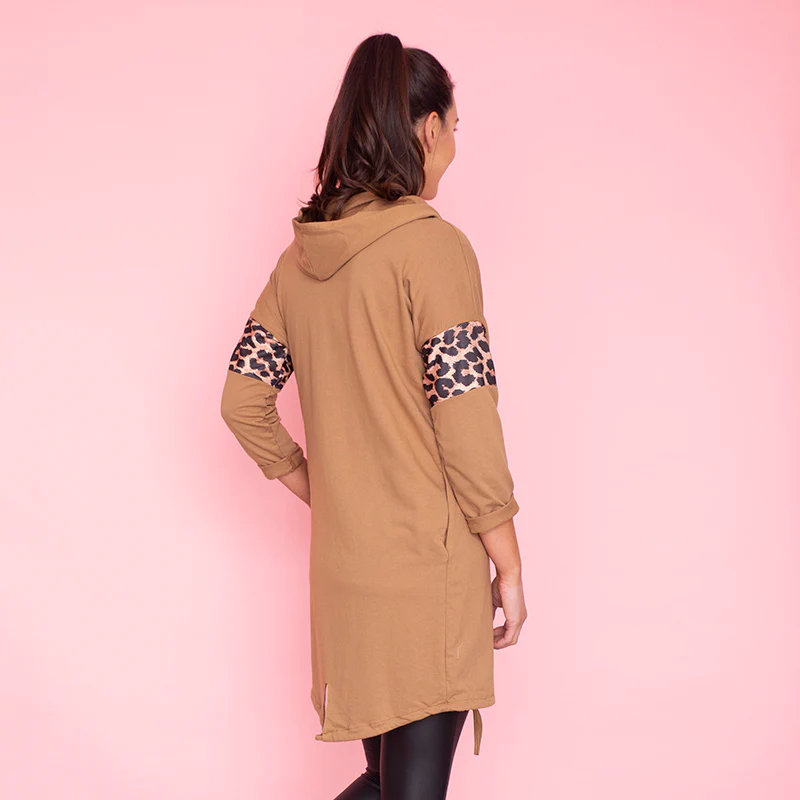 Rosie Leopard Hoody (Butterscotch) - Image 6