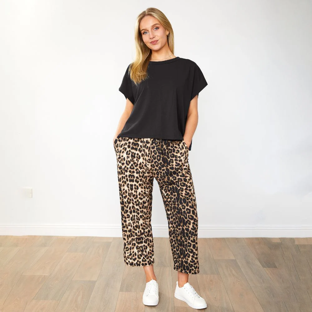 Roxy Co-Ord (Black/Leopard) - Image 5