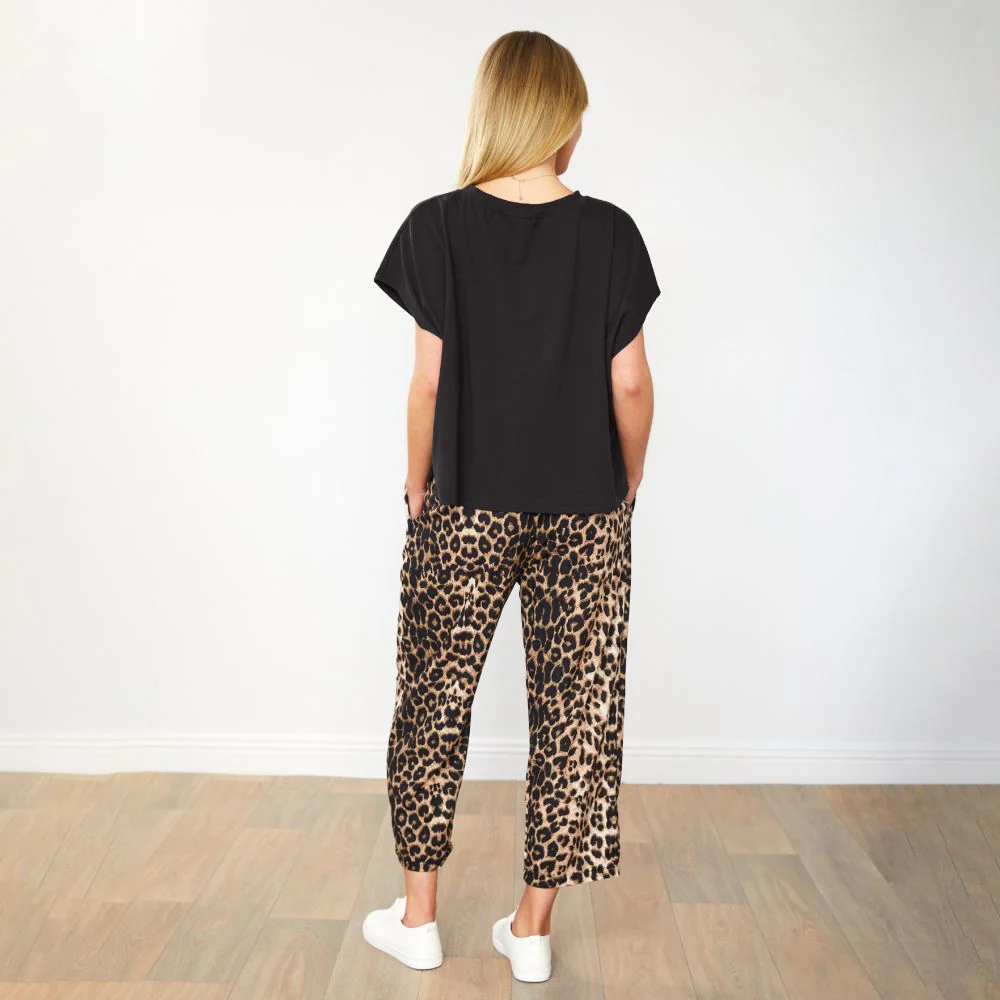 Roxy Co-Ord (Black/Leopard) - Image 8