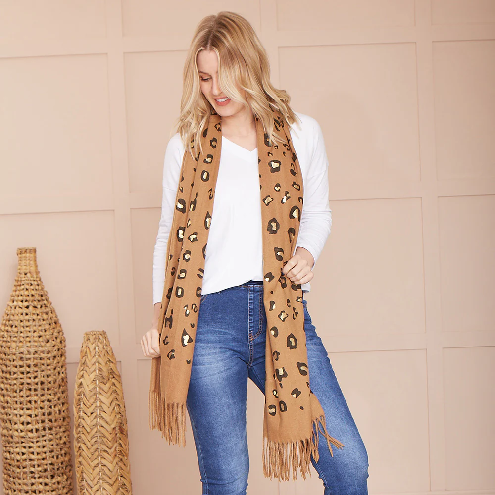 Riona Scarf (Camel) - Image 2