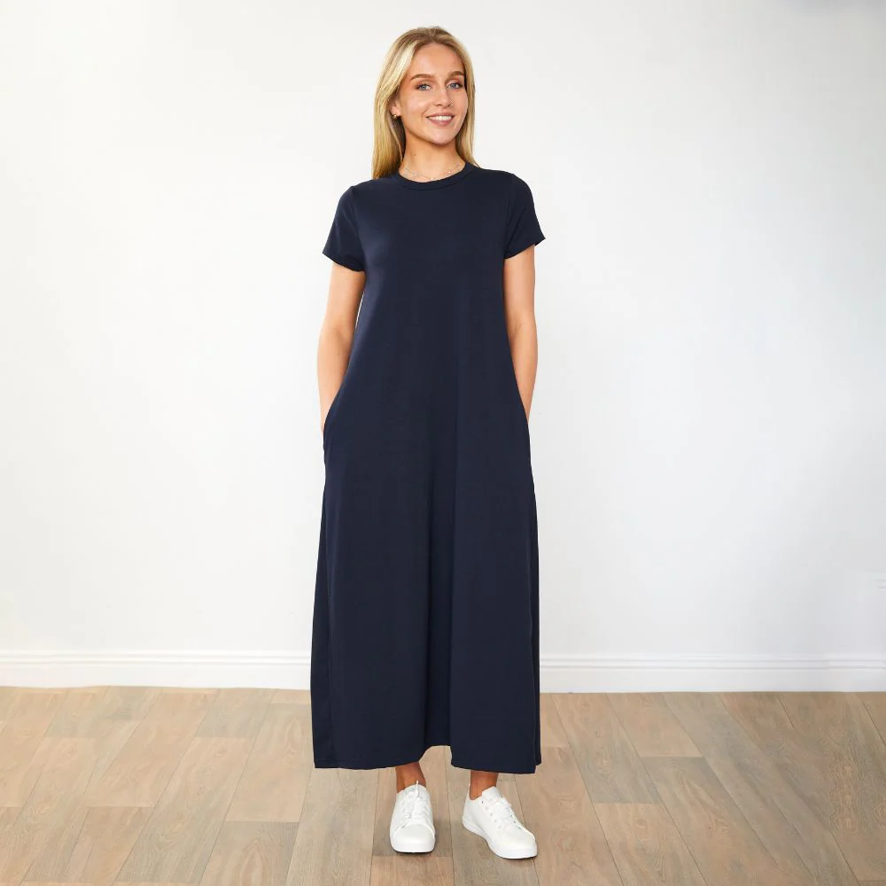 Sadie Dress (Navy) - Image 3