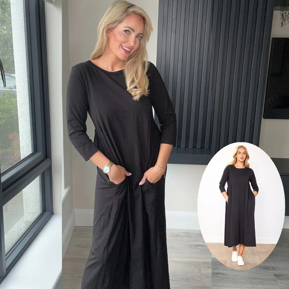 Sally Dress (Black) - Image 2