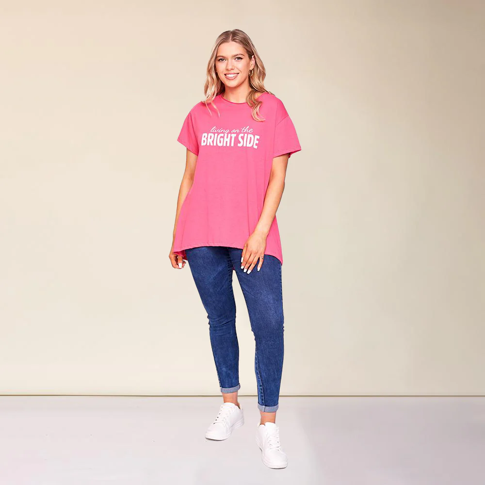 Sally T-Shirt  (Fuschia) - Image 3