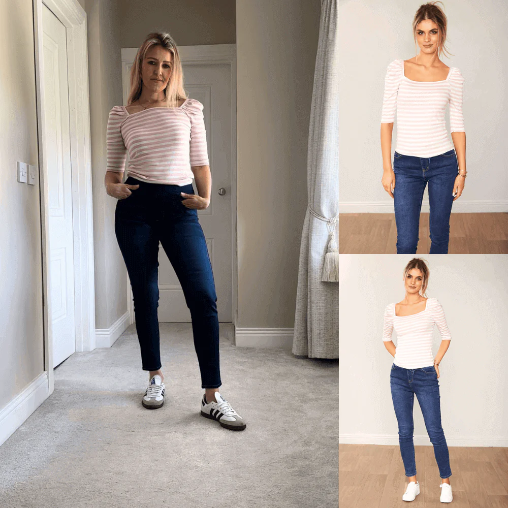 Sally Top (Light Pink Stripe) - Image 2