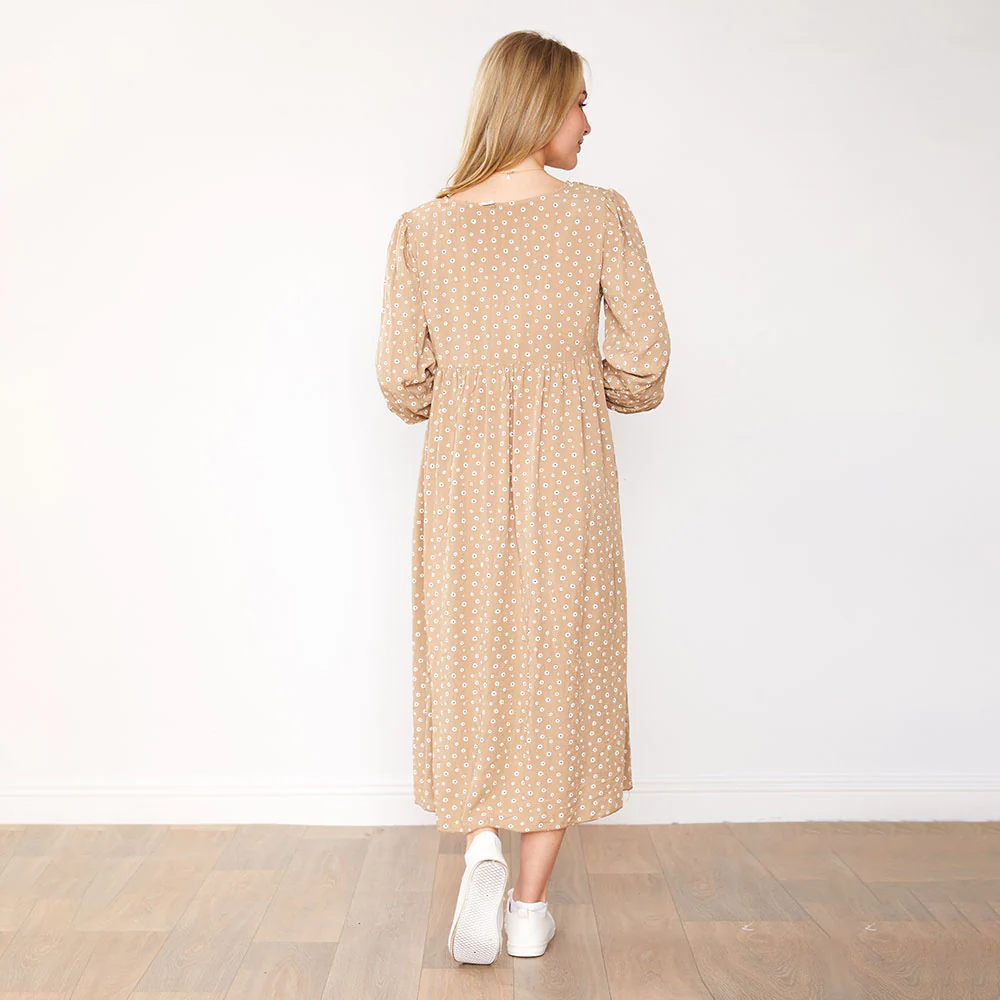 Sana Dress (Tan) - Image 8