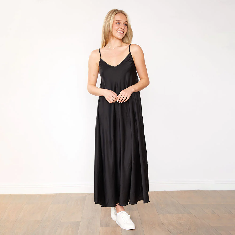 Shauna Dress (Black) - Image 9