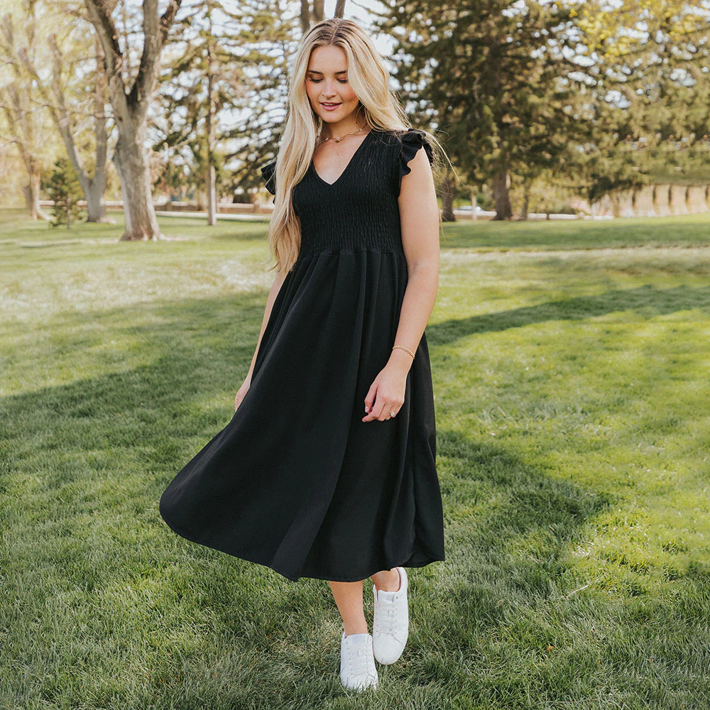 Sienna Dress Black & Pink (2 for €76) - Image 6