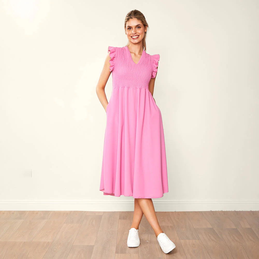 Sienna Dress Black & Pink (2 for €76) - Image 7