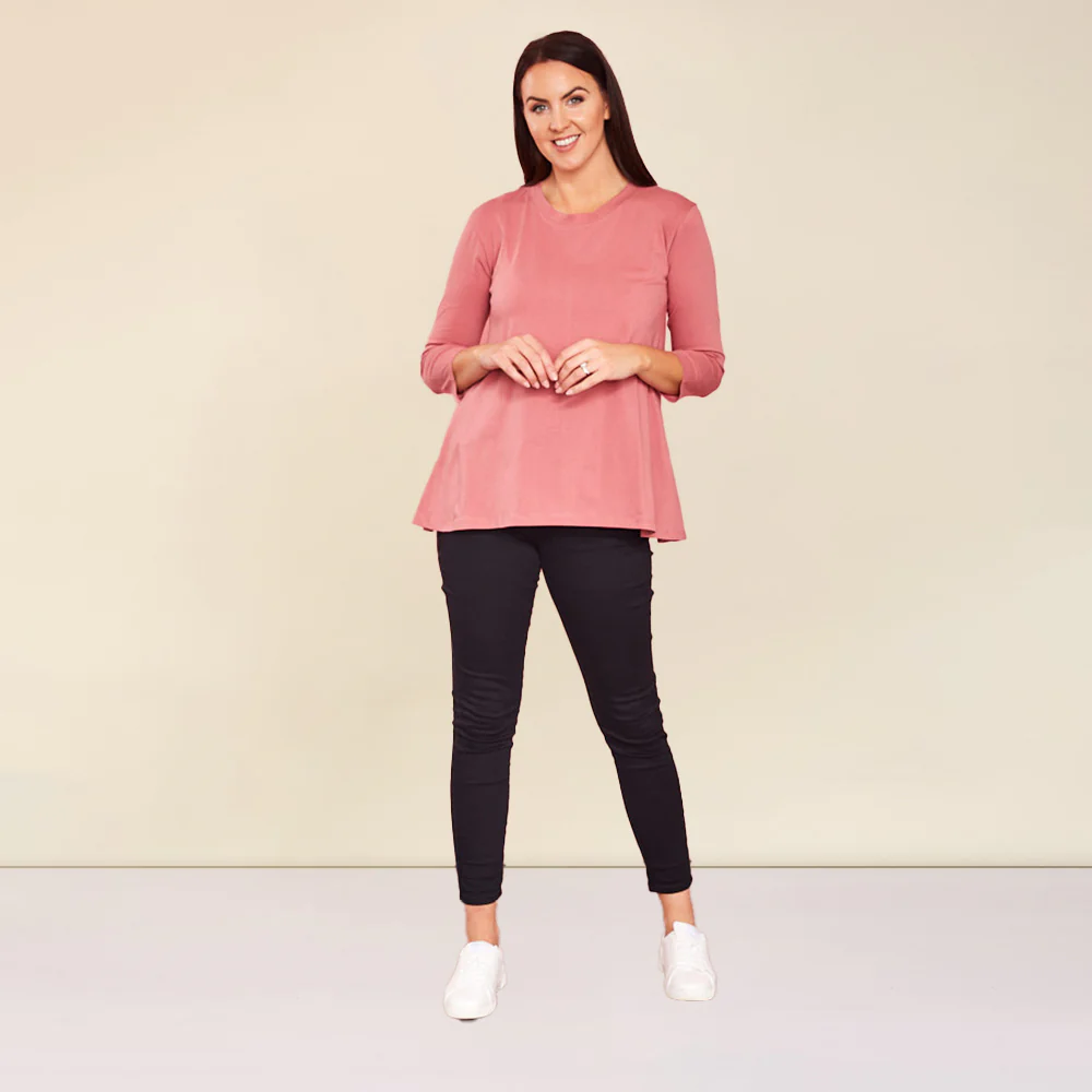 Eden Swing Top (Dusty Pink)