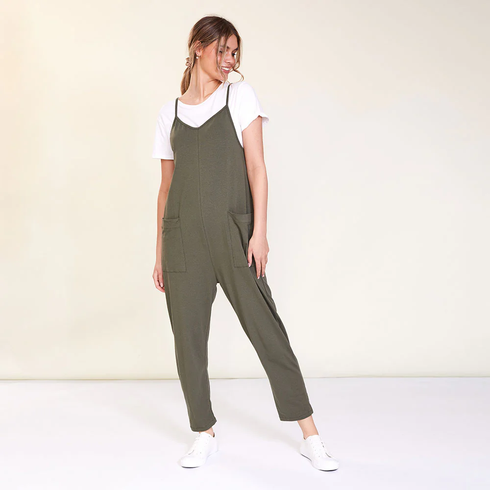 Sophie Jumpsuit (Khaki) - Image 12