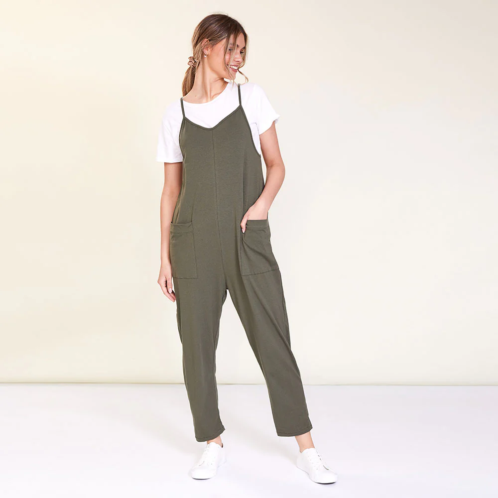 Sophie Jumpsuit (Khaki) - Image 13