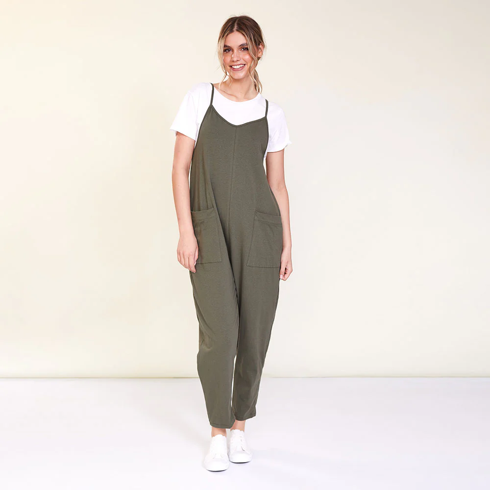 Sophie Jumpsuit (Khaki) - Image 15