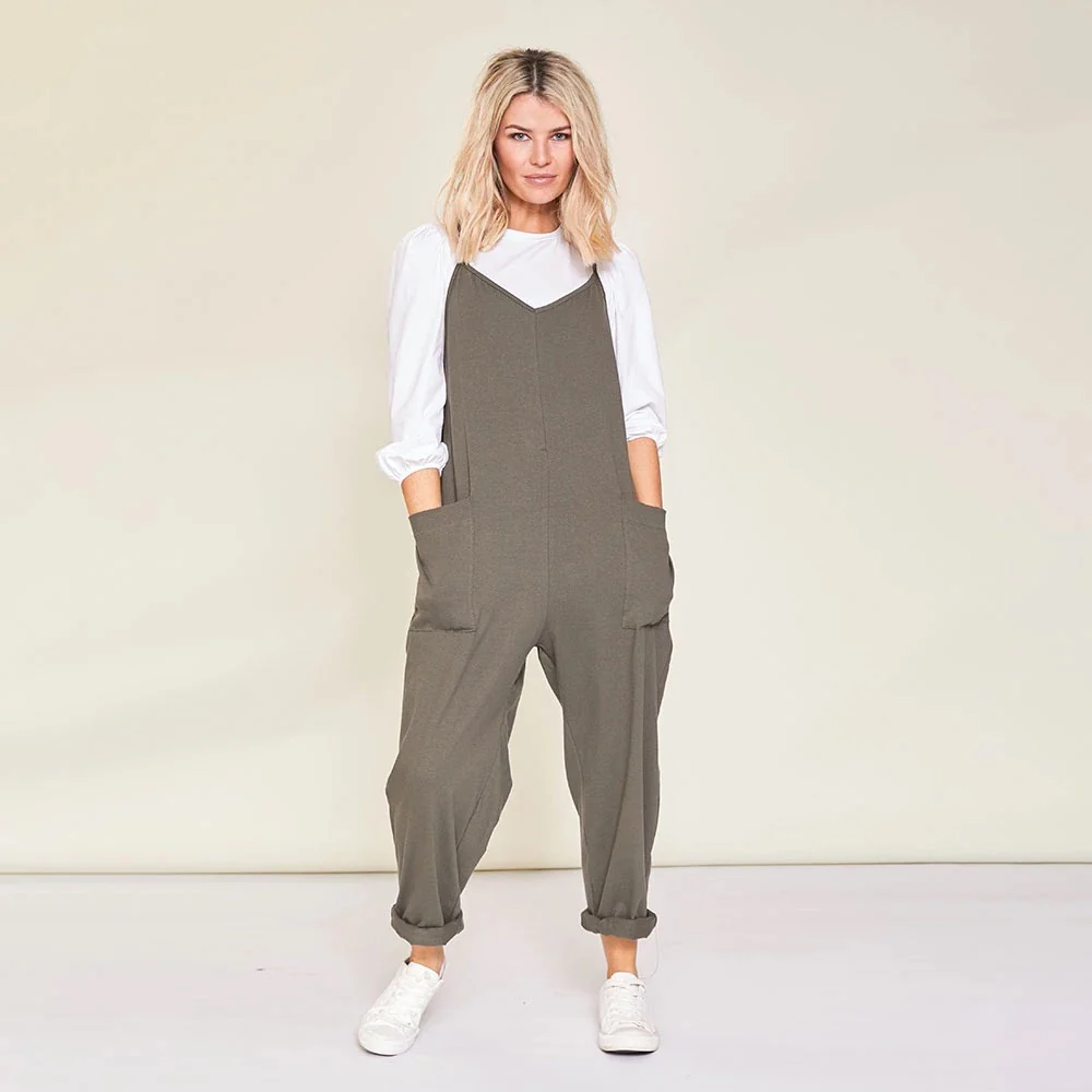 Sophie Jumpsuit (Khaki) - Image 18