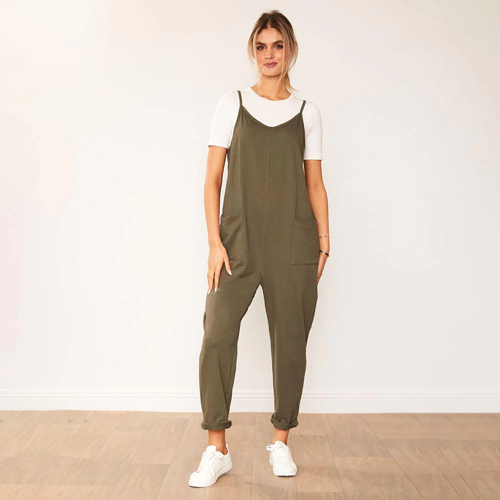 Sophie Jumpsuit (Khaki) - Image 2
