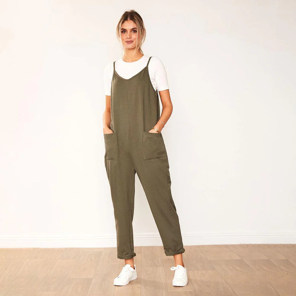 Sophie Jumpsuit (Khaki) - Image 3