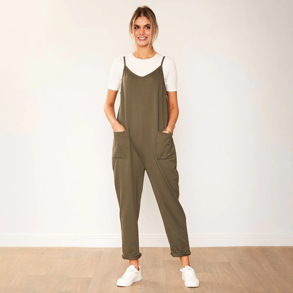 Sophie Jumpsuit (Khaki) - Image 6