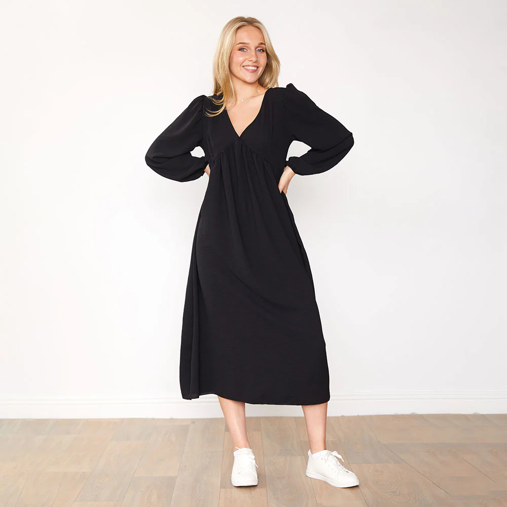 Stella Dress (Black) - Image 5