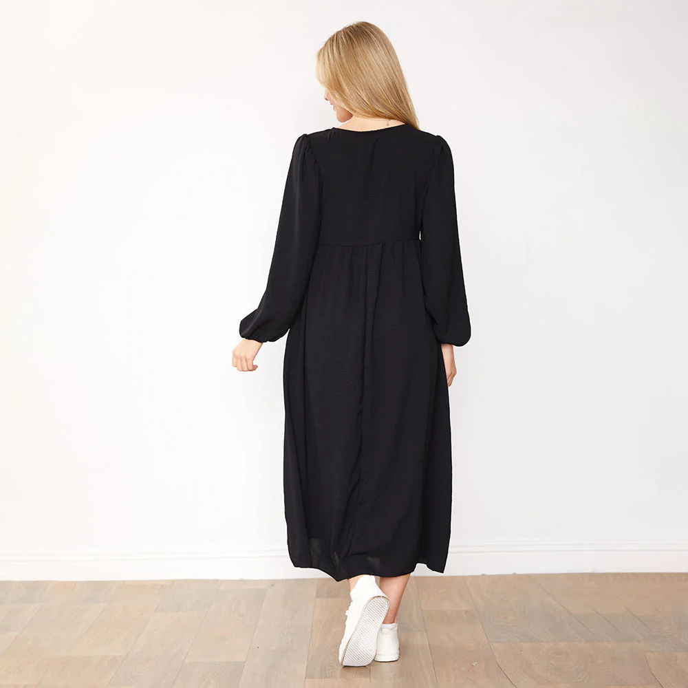Stella Dress (Black) - Image 8