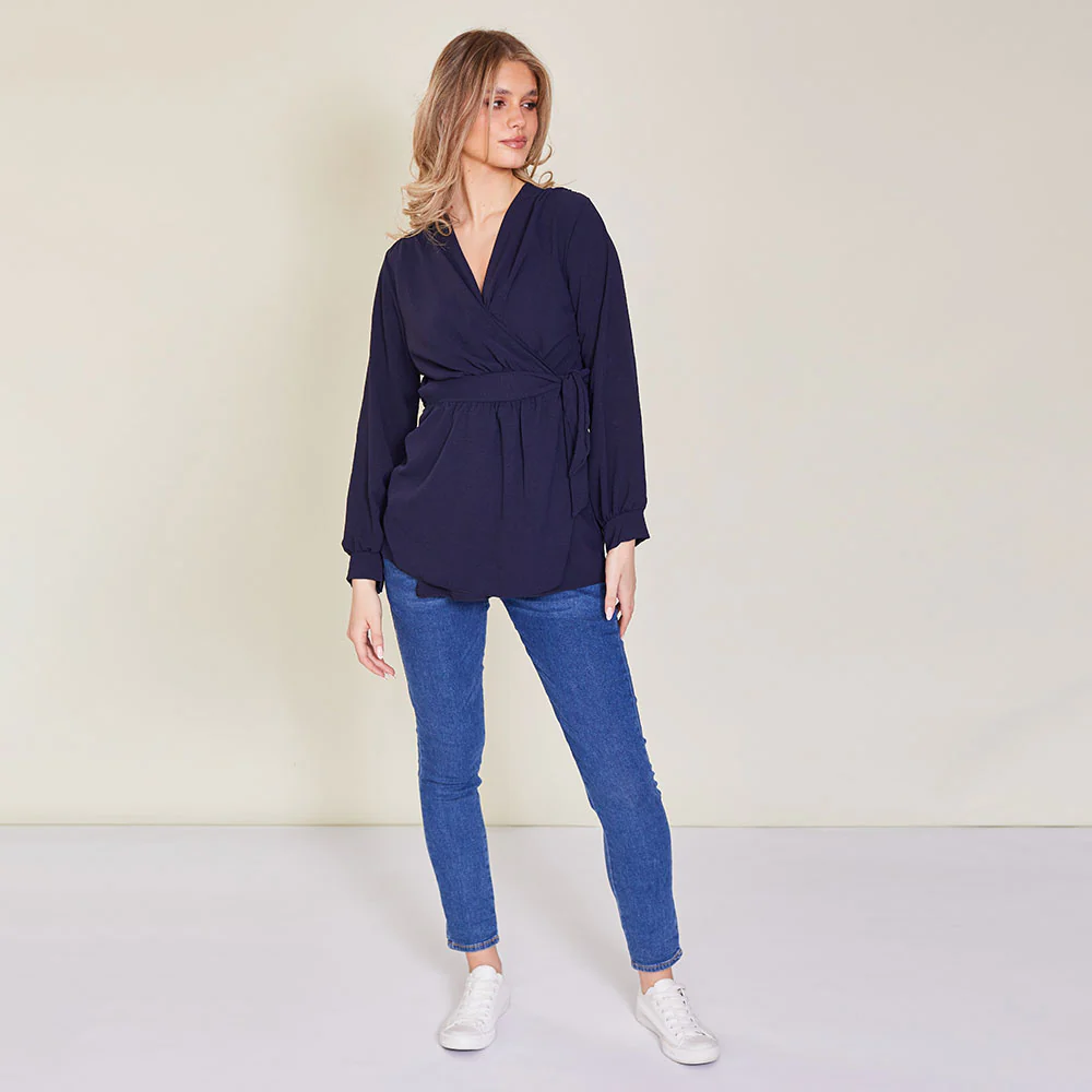 Talia Top (Navy) - Image 2