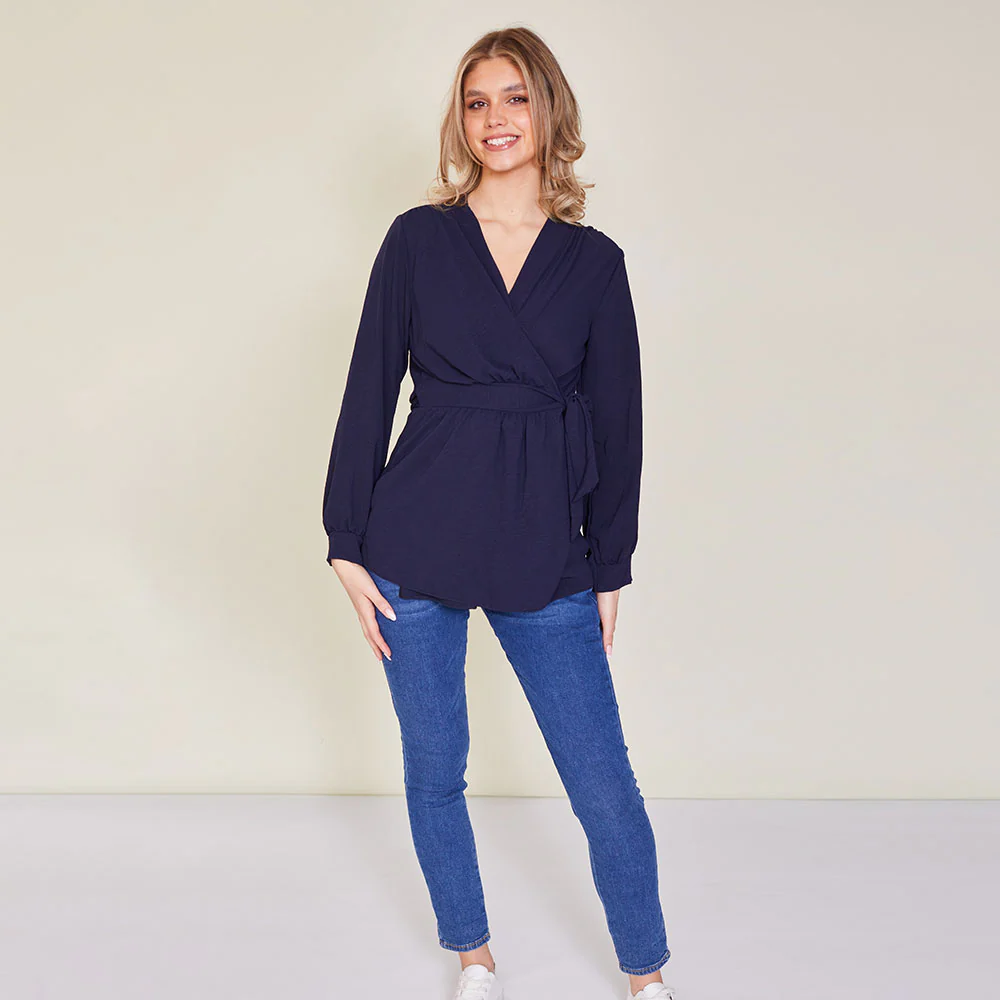 Talia Top (Navy) - Image 3
