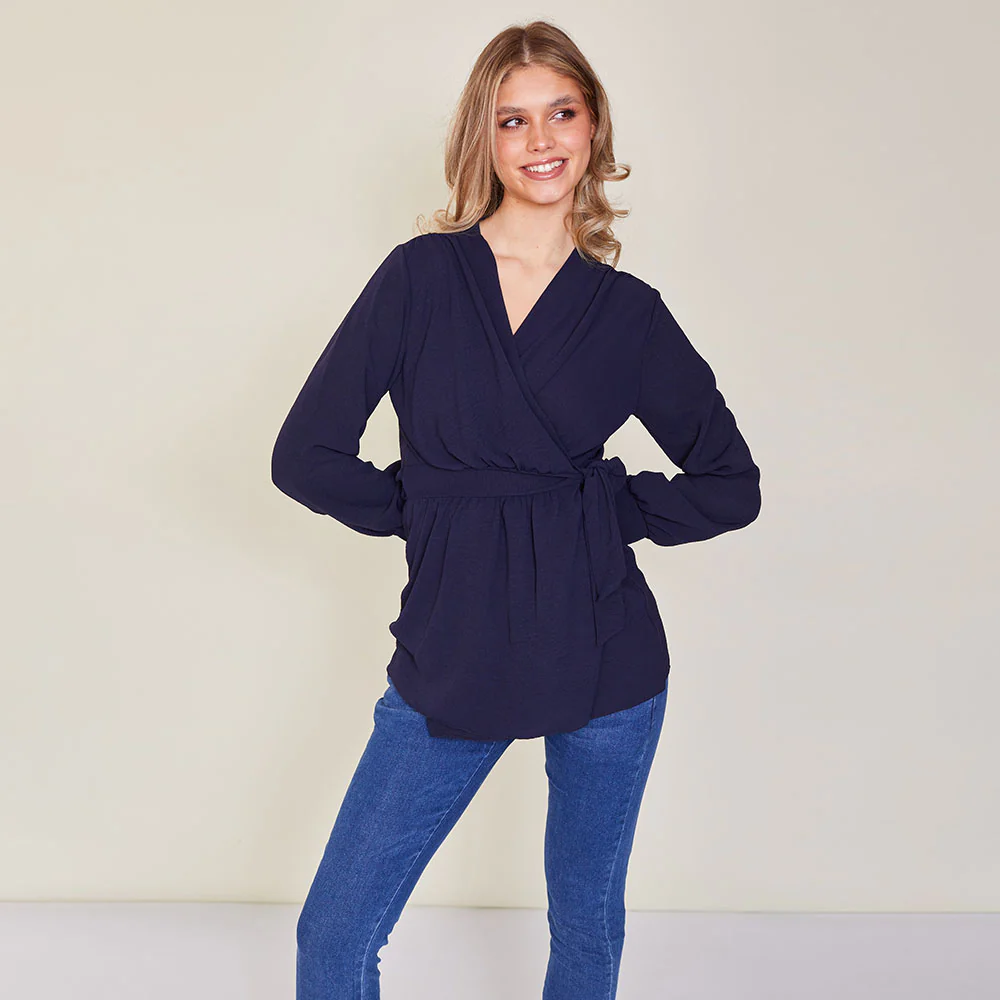 Talia Top (Navy) - Image 6