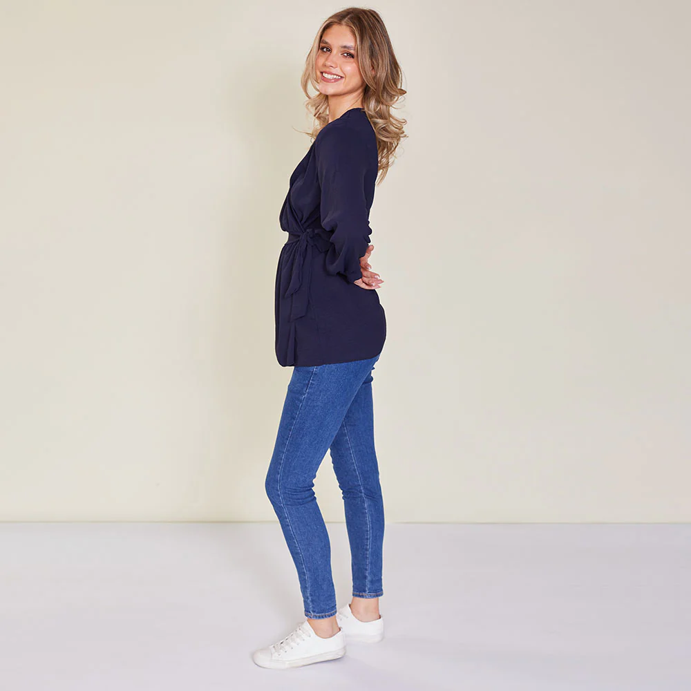Talia Top (Navy) - Image 7