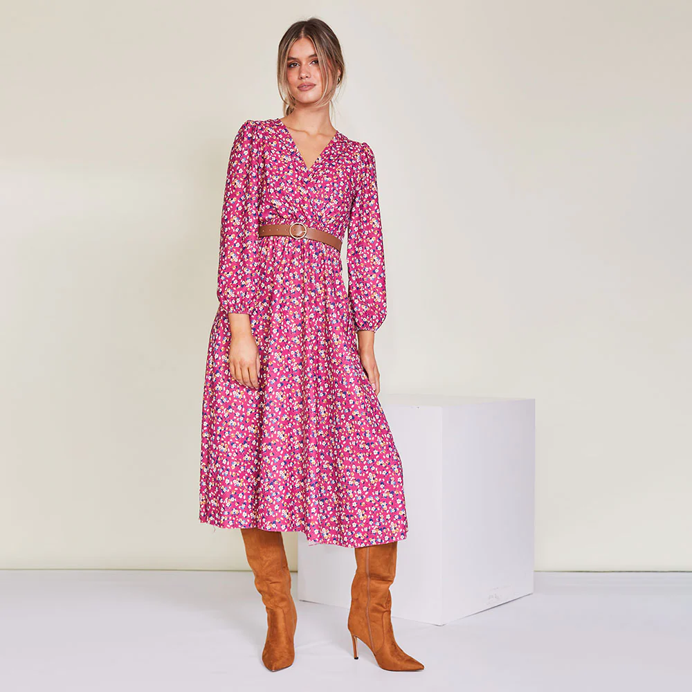 Tara Dress (Berry) - Image 3