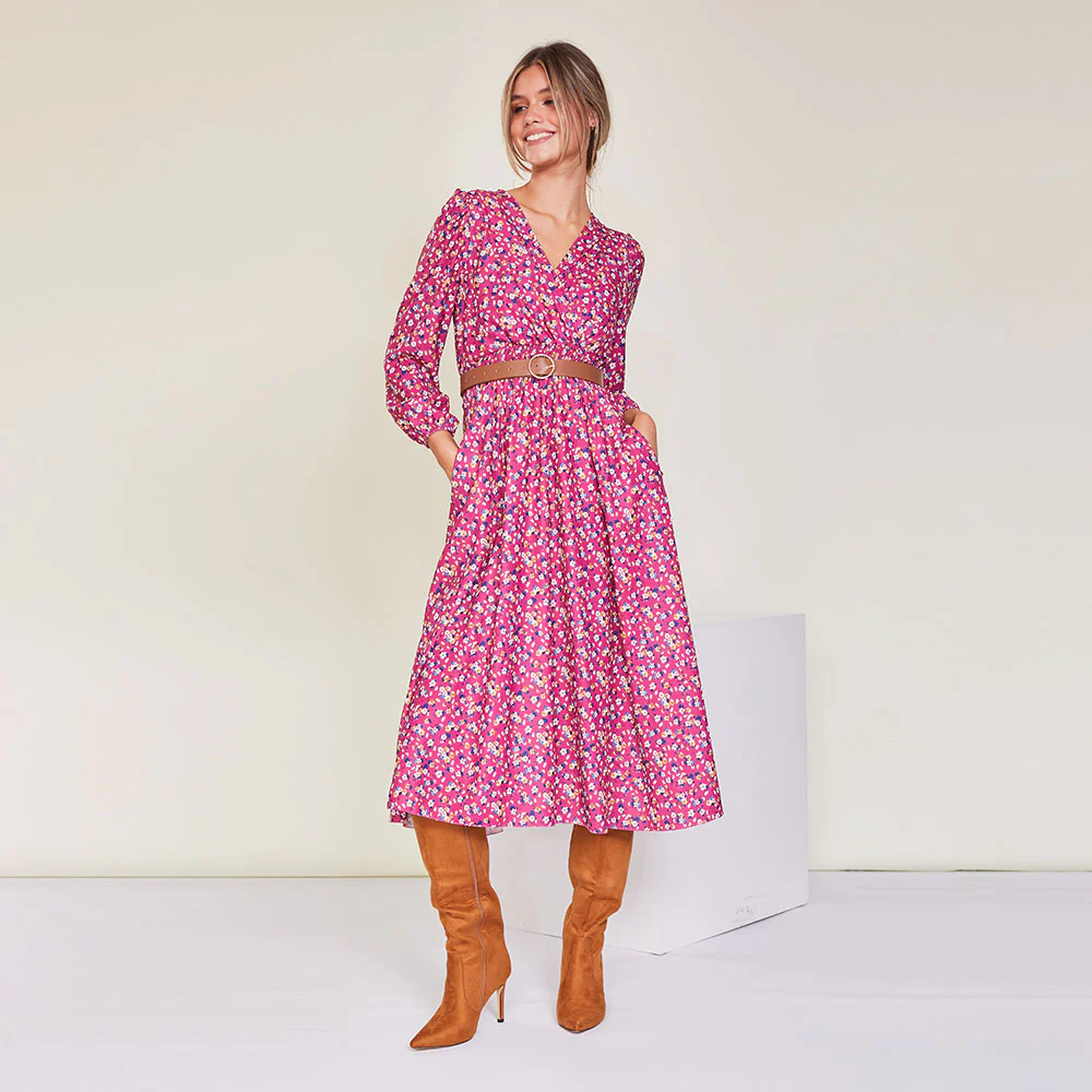Tara Dress (Berry) - Image 4