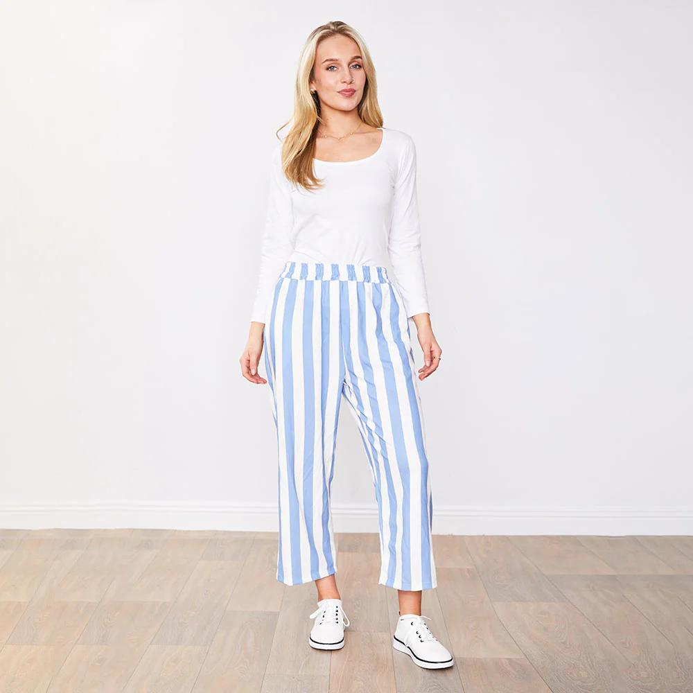 Tessa Trousers (Blue Stripe) - Image 2