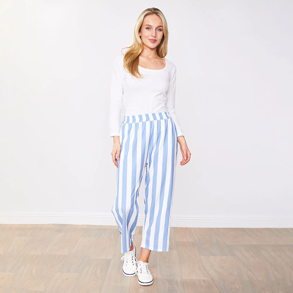 Tessa Trousers (Blue Stripe) - Image 3