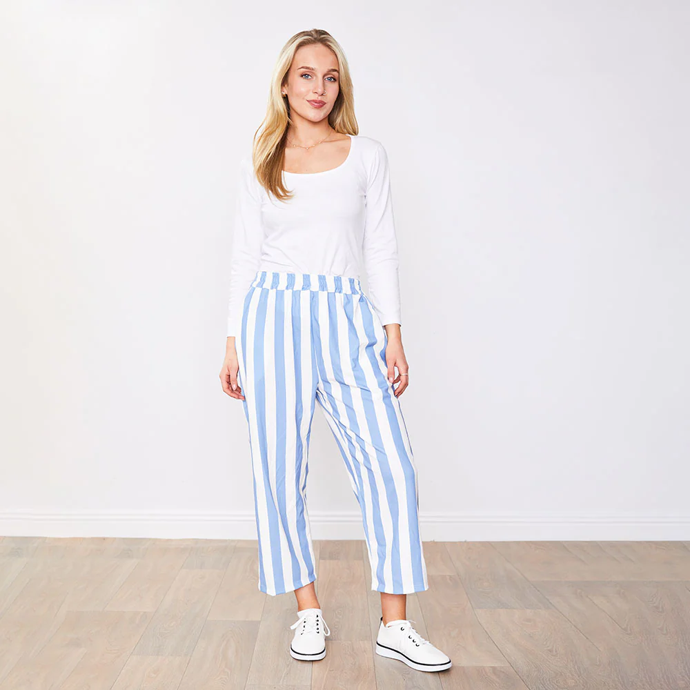 Tessa Trousers (Blue Stripe) - Image 6
