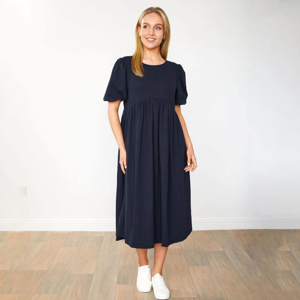 Toni Dress (Navy) - Image 3