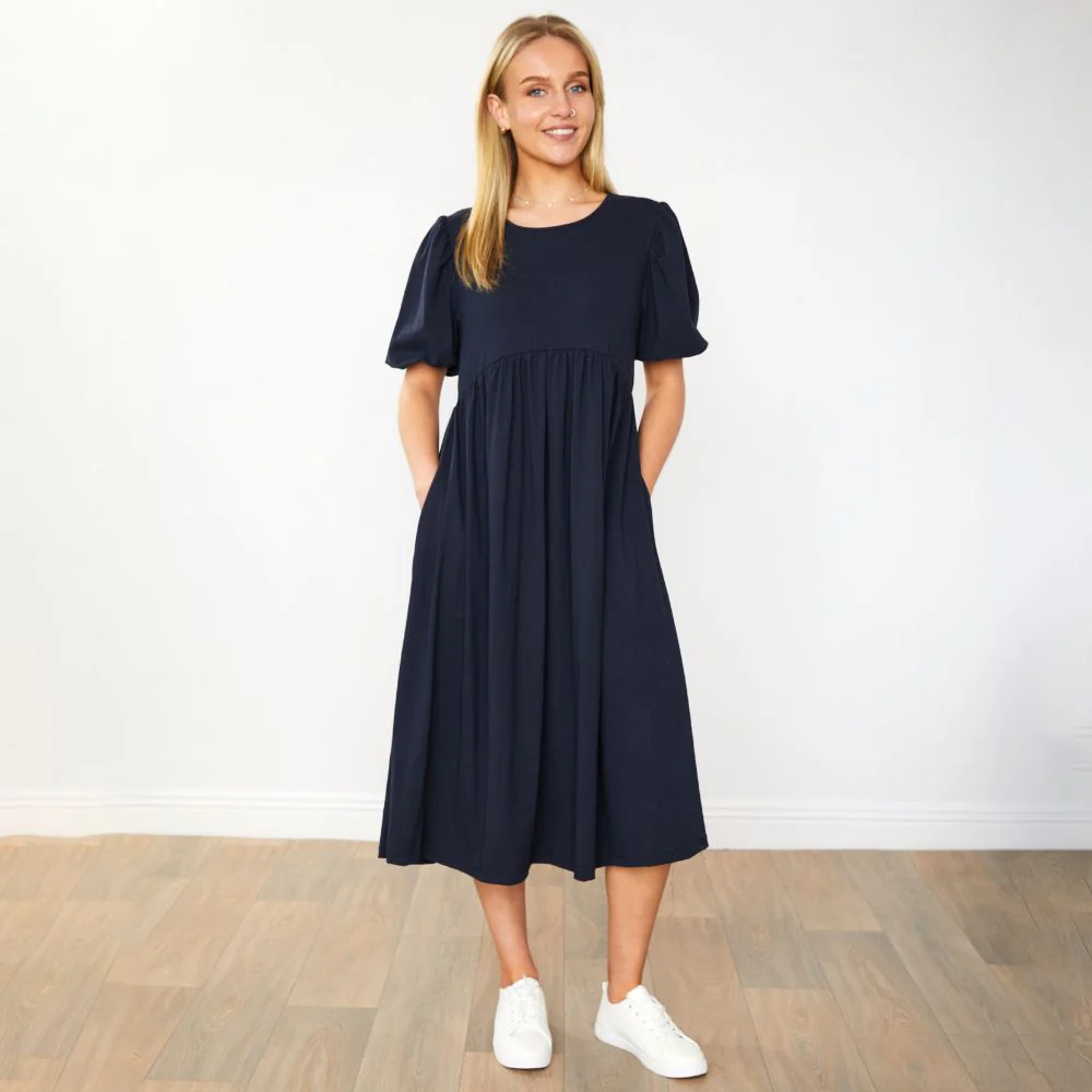 Toni Dress (Navy) - Image 9